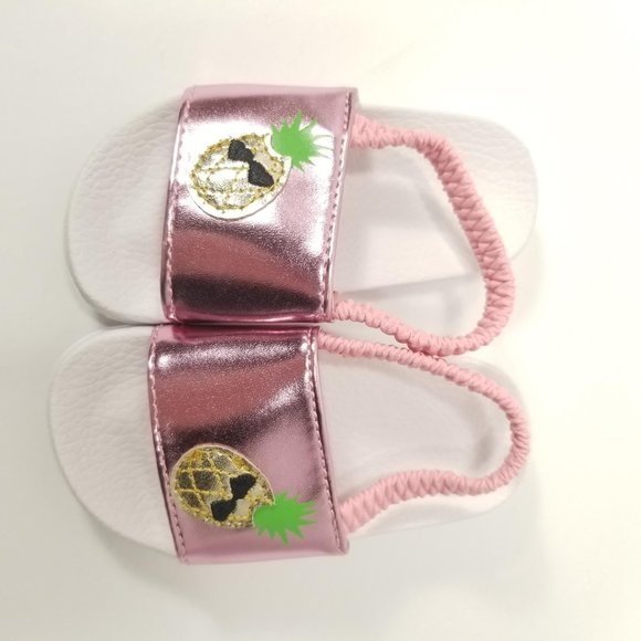 Baby Toddler Sandal Size 5 Pineapple Beach Tropic - Picture 3 of 4
